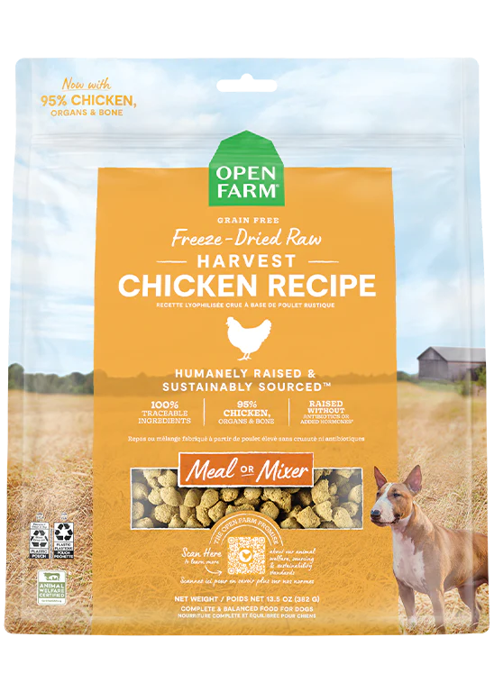 OPEN FARM FREEZE DRIED CHICKEN 22OZ