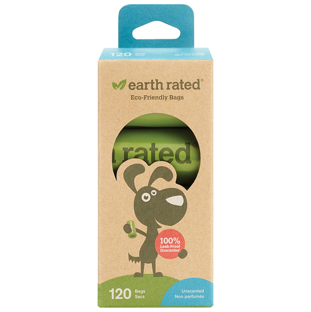 EARTH RATED BIO BAG UNSCENTED 120CT/8PK