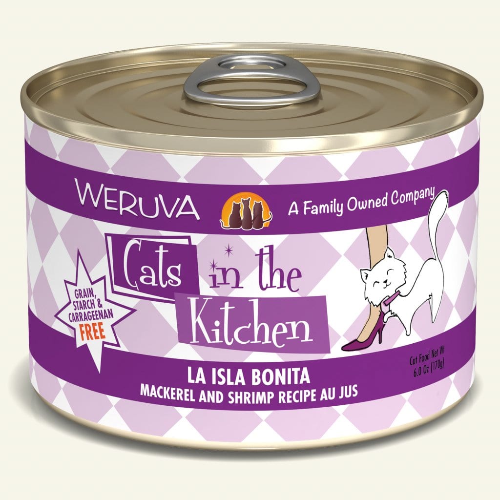 WERUVA CATS IN THE KITCHEN LA ISLA BONITA CAT CAN 6OZ