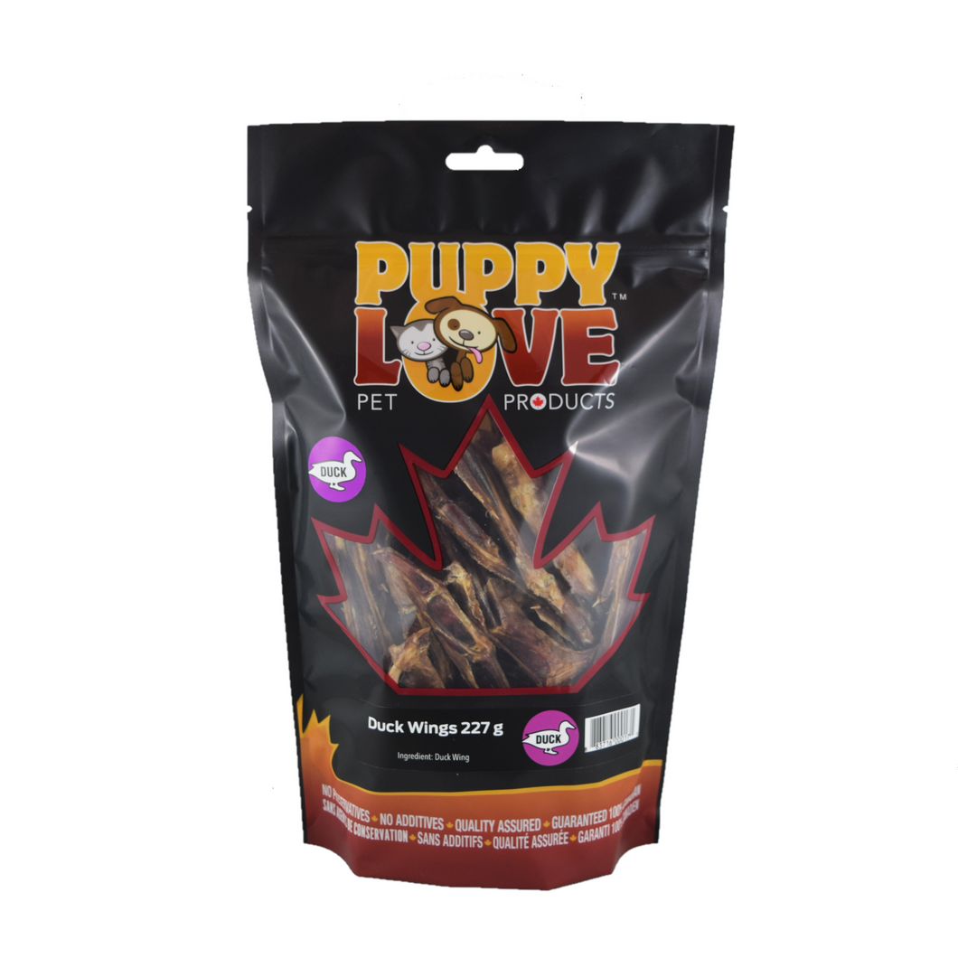 PUPPY LOVE DUCK WINGS 227G