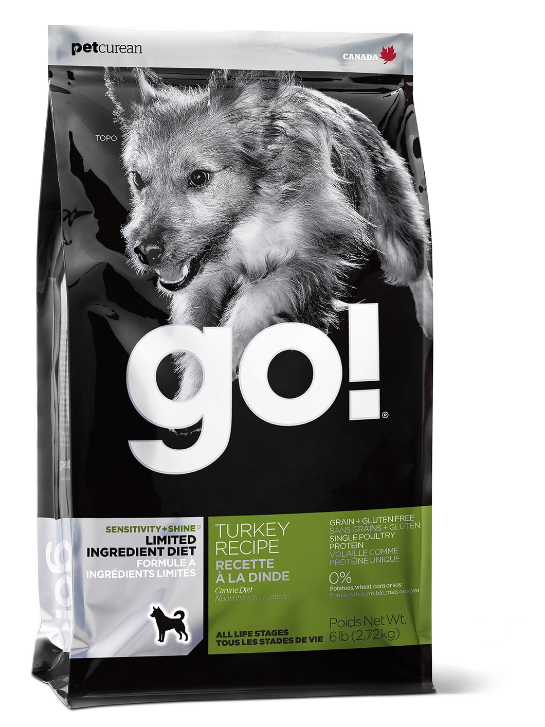 GO DOG SENSITIVITY LID TURKEY 22LB