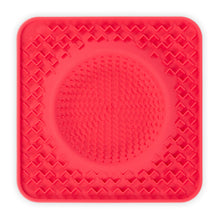 Load image into Gallery viewer, MESSY MUTTS THERAPEUTIC LICK BOWL/MAT RED
