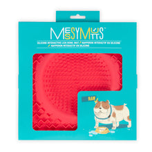 Load image into Gallery viewer, MESSY MUTTS THERAPEUTIC LICK BOWL/MAT RED
