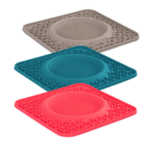 Load image into Gallery viewer, MESSY MUTTS THERAPEUTIC LICK BOWL/MAT RED
