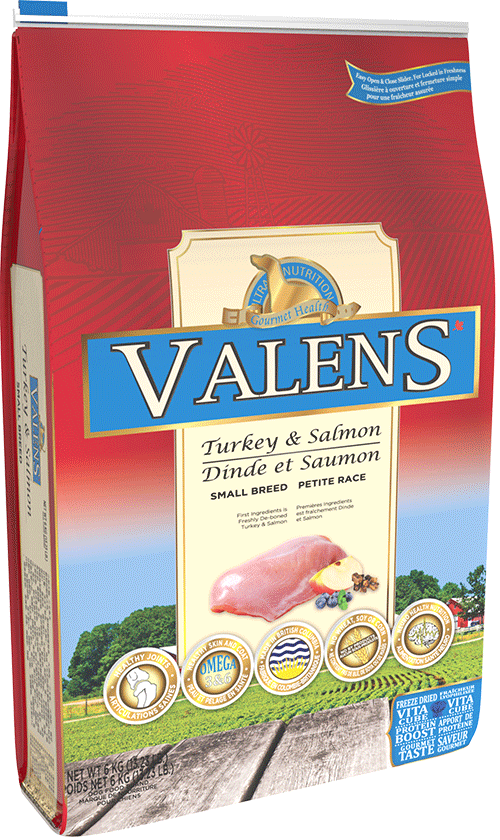 VALENS DOG SMALL BREED TURKEY/SALMON 6.6LB