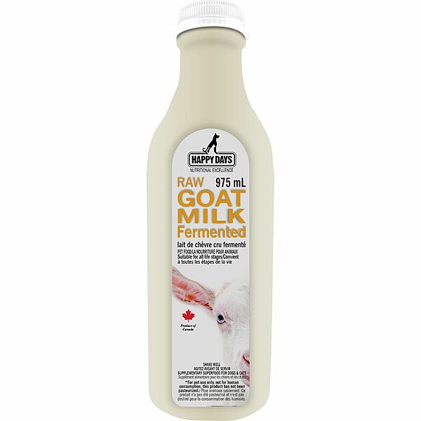 HAPPY DAYS RAW FERMENTED GOAT MILK 975ML